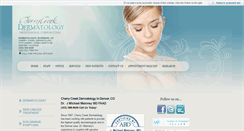 Desktop Screenshot of cherrycreekdermatology.com